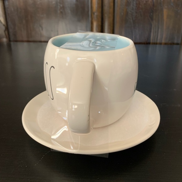 Rae Dunn PRINCESS Cinderella Glass Slipper Disney Collection Mug & Saucer Set - Picture 5 of 8